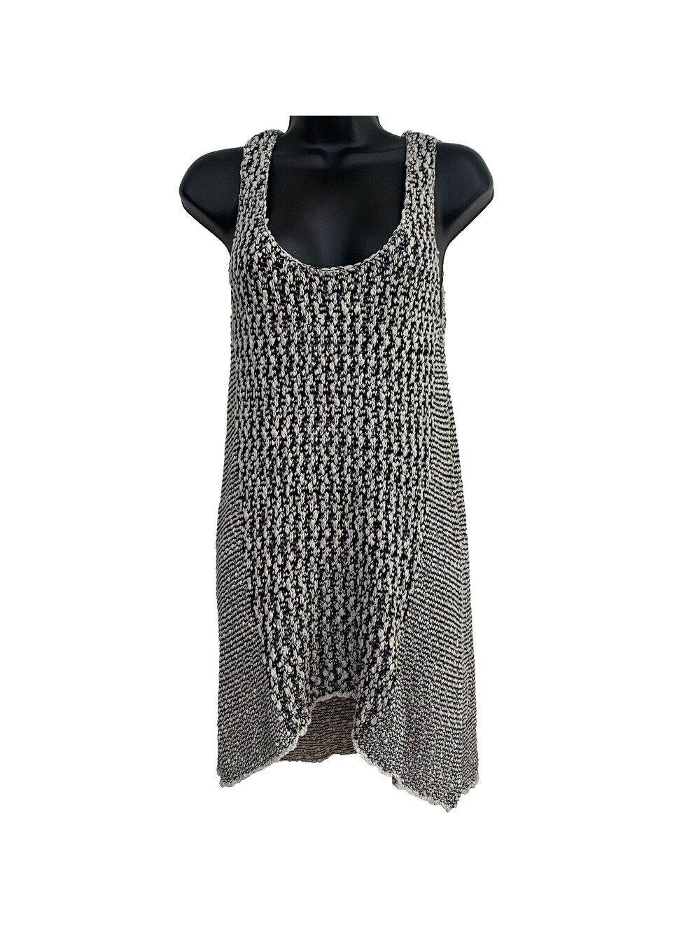 Cabi Knit Beach 100% Cotton Size M Coastal Lightweight Breezy Hi Lo Midi